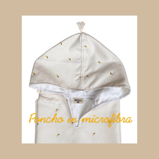 Poncho in microfibra